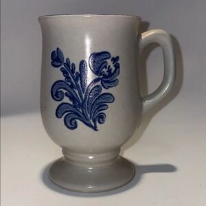 Pfaltzgraff Blue Floral Pedestal Mug